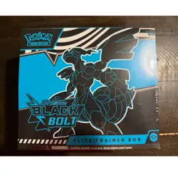 Pokemon TCG Scarlet & Violet Black Bolt Elite Trainer Box 60 Cards English - Image 1