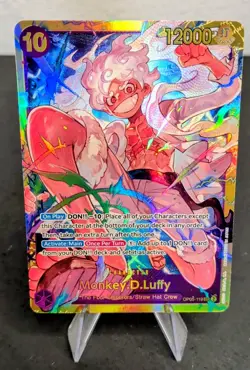 🔥 MONKEY D. LUFFY GEAR 5 ALT ART SECRET RARE – OP05-119 🔥One Piece Card Game - Image 1