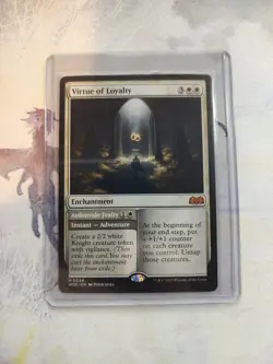Virtue of Loyalty Ardvenvale Fealty [Wilds of Eldraine] Magic MTG NM - Image 1