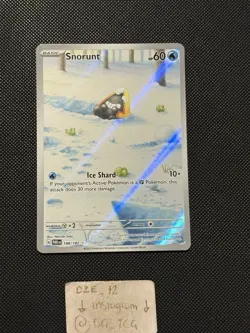 Pokemon Paradox Rift - Snorunt - 188/182 - Illustration Art Rare - M/NM - Image 1