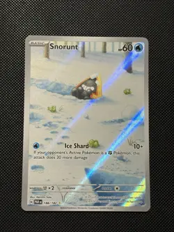 Pokemon Paradox Rift - Snorunt - 188/182 - Illustration Art Rare - M/NM - Image 2