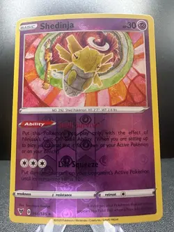 Shedinja 066/185 Vivid Voltage Pokemon Reverse Holo Near Mint - Image 1