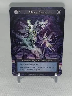 Sorcery Contested Realm: Alpha Sling Pixies Sample Card - Image 1