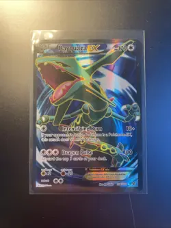 Rayquaza EX Full Art Ultra Rare Holo 104/108 Roaring Skies Pokemon TCG Card - Image 1