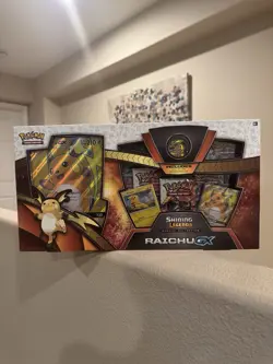 Sealed Pokemon Shining Legends Raichu GX Special Collection Box - Image 1