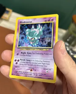 Misdreavus 11/64 Pokemon TCG Neo Revelation Holo MP - Image 3