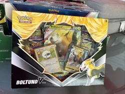 Pokemon TCG Boltund V Box Collection Factory Sealed New Sword & Shield wear box - Image 1