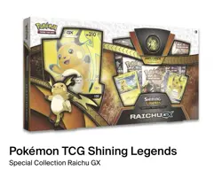 ✅ Pokemon TCG Shining Legends Special Collection: Raichu GX - Shining Legends 🔥 - Image 5