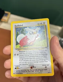 Pokemon TCG Delibird 5/64 - Holo Rare - Neo Revelation - Unlimited - NM - Image 3