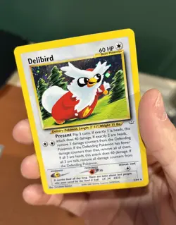Pokemon TCG Delibird 5/64 - Holo Rare - Neo Revelation - Unlimited - NM - Image 4