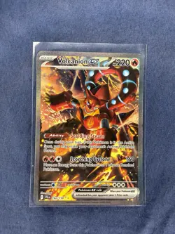 Pokemon TCG Volcanion EX Special Illustration Rare Card 182/159 Journey Together - Image 1