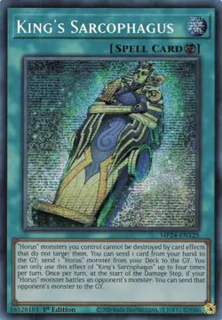 Yugioh MP24-EN125 - King's Sarcophagus - Secret Rare - Image 1