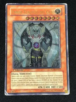 YUGIOH SKY SCOURGE ENRISE FOTB-EN021 1ST ULTIMATE PLAY/ EDGE-WEAR ITALIAN - Image 1
