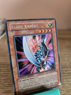 Yu-Gi-Oh Blade Knight CT1-EN002 Secret Rare Limited Edition Ultra Rare Vintage - Image 1