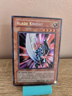 Yu-Gi-Oh Blade Knight CT1-EN002 Secret Rare Limited Edition Ultra Rare Vintage - Image 2