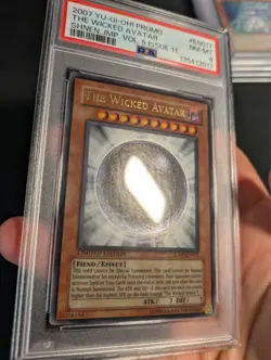 Yugioh The Wicked Avatar JUMP-EN017 Ultra Rare PSA 8 NM-MT! - Image 3