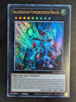 Galaxieaugen-Cipherklingen-Drache GFTP-DE059 Ultra Rare Deutsch NM Yugioh - Image 1