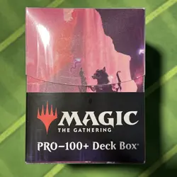 Bloomburrow ULTRA PRO deck box Card Box MTG Four Seasons Mountain - Image 1