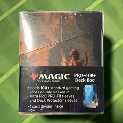 Bloomburrow ULTRA PRO deck box Card Box MTG Four Seasons Mountain - Image 2