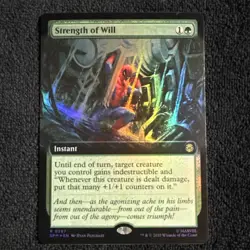 Strength of Will (Extended Art) Magic MTG 0267 SPM Foil Near Mint Card - Image 1