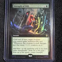 Strength of Will (Extended Art) Magic MTG 0267 SPM Foil Near Mint Card - Image 4