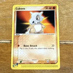 Pokemon Cubone 40/95 EX Team Magma Vs Team Aqua Card TCG - Image 1