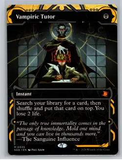 MTG - Secrets of Strixhaven: Mystical Archive #35 Vampiric Tutor - Mythic (c) - Image 1