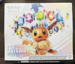 Pokemon TCG Prismatic Evolutions ETB Elite Trainer Box New Factory Sealed S&V - Image 1