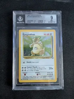 Pokemon Card 1999 Kangaskhan Holo Unlimited, Jungle 5/64 BGS 9 good sub grades - Image 1