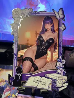 A5 Large Metal Card Serialized Waifu Anime Card - Image 1