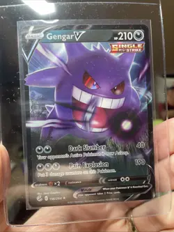 Pokemon Gengar V Ultra Rare SWSH08: Fusion Strike 156/264 NM - Image 2