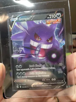 Pokemon Gengar V Ultra Rare SWSH08: Fusion Strike 156/264 NM - Image 3