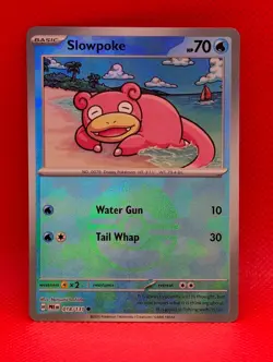 SLOWPOKE (POKE BALL) 018/131 HOLO SV: PRISMATIC EVOLUTIONS POKEMON NM/M - Image 1