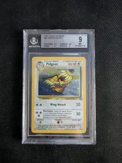 Pokemon TCG Pidgeot Jungle 8/64 Holo Unlimited BGS Grade 9 MINT - Image 1