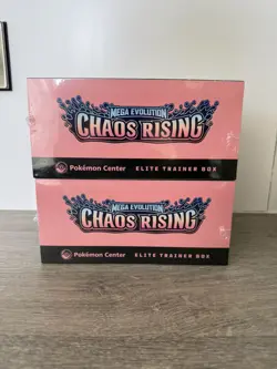 2 x Pokemon TCG: Chaos Rising Pokemon Center Elite Trainer Box PKC ETB IN HAND - Image 5