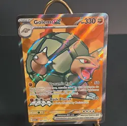 Pokemon Golem ex Ultra Rare Full Art Holo 189/165 330 HP English - Image 1