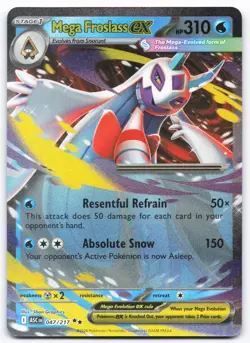 Mega Froslass ex 047/217 Near Mint Ascended Heroes Double Rare Pokemon - Image 1