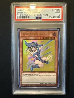 Yugioh! LART-EN019 Dark Magician Girl PSA 9 - Image 1
