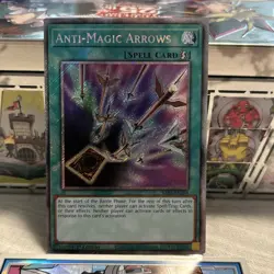 Yu-Gi-Oh! Anti-Magic Arrows Platinum Secret Rare Card RA03-EN264 LP - Image 1