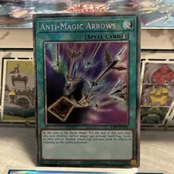 Yu-Gi-Oh! Anti-Magic Arrows Platinum Secret Rare Card RA03-EN264 LP - Image 3