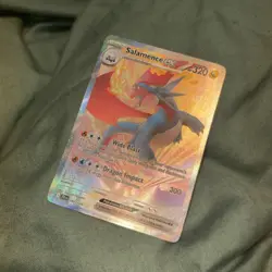 Pokemon TCG Salamence ex 187/159 Sv09: Journey Together Holo Card - Image 1