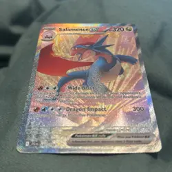 Pokemon TCG Salamence ex 187/159 Sv09: Journey Together Holo Card - Image 2