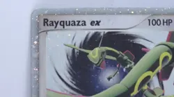 Rayquaza EX 2006 POKEMON Black Star Promo 039 HOLO MP Creased right edge on card - Image 5