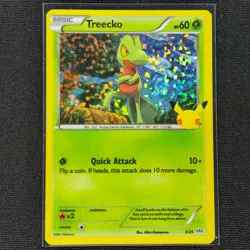 Treecko - 3/25 - Confetti Holo - McDonald's 25th Anniversary Promos - Card - HP - Image 1