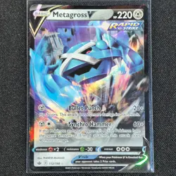 Metagross V - 112/198 - Ultra Rare - Chilling Reign - Pokemon Card - HP - Image 1