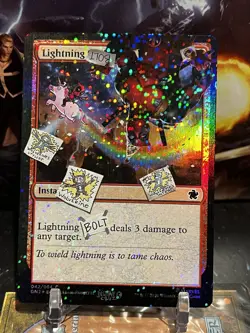 MTG | Lightning Bolt (042) 🎊Pool Party FOIL✨ [Secret Lair Deadpool] - Image 1