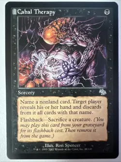 Cabal Therapy NM/LP JUD Judgement Retro Frame Pre Modern edh Mtg Magic - Image 1