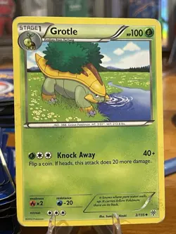 2012 Pokemon Black And White Plasma Storm Grotle 2/135 Uncommon Stage 1 MP - Image 1