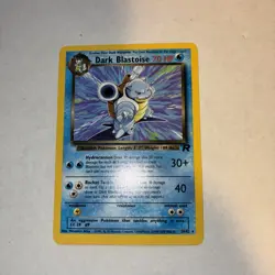 Pokemon TCG Dark Blastoise 20/82 Rare Non-Holo - Image 1