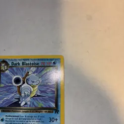Pokemon TCG Dark Blastoise 20/82 Rare Non-Holo - Image 2